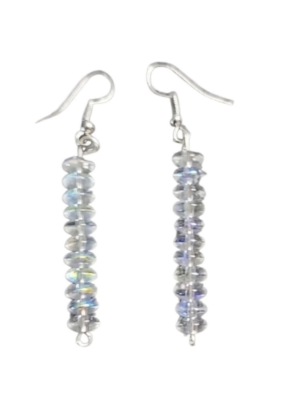 💥4 for $20💥Iridescent Clear Dangle Earrings
